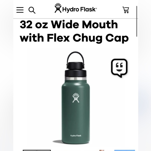 Hydro Flask 32oz wide mouth chug cap - Picture 2 of 5